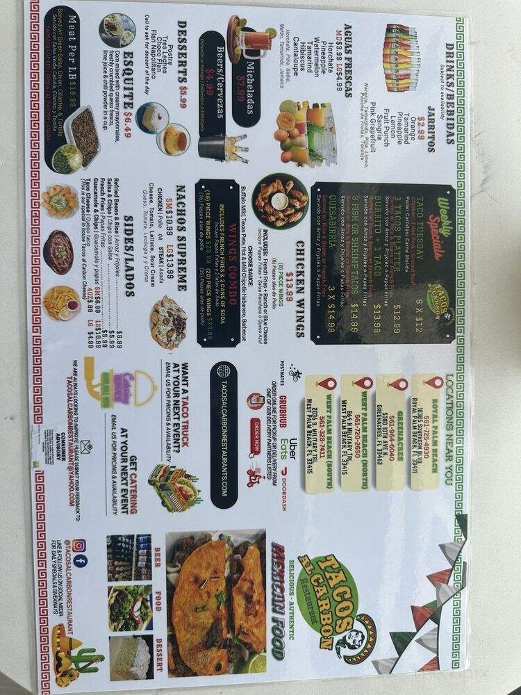 Super Tacos Delicious - West Palm Beach, FL menu_pic