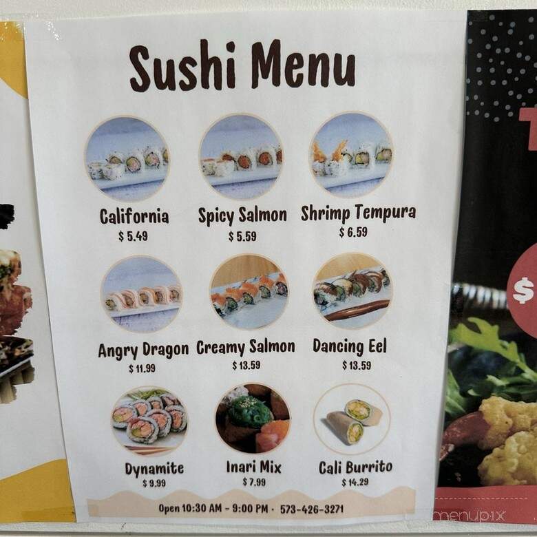 Hiro Bento - Rolla, MO menu_pic