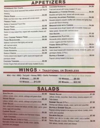 Roma Pizza - Albemarle, NC menu_pic