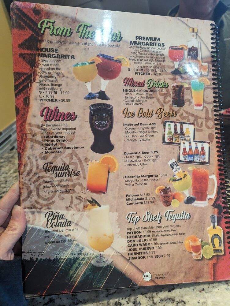 Taco Jalisco - Grand Haven, MI menu_pic