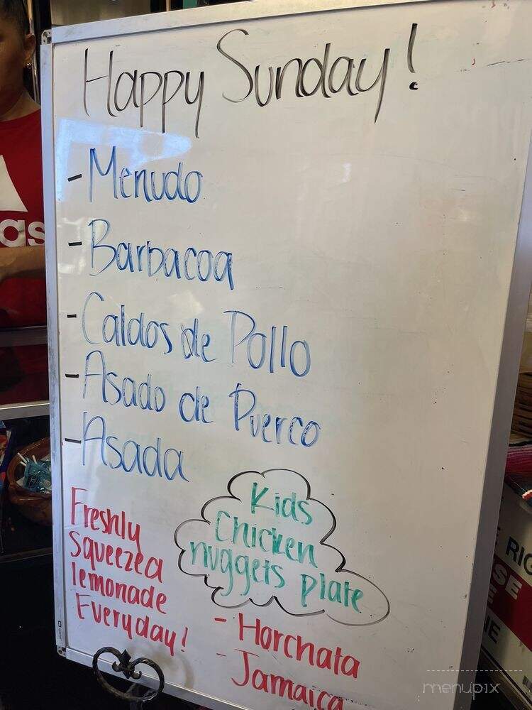 Taqueria La Catrina - San Antonio, TX menu_pic