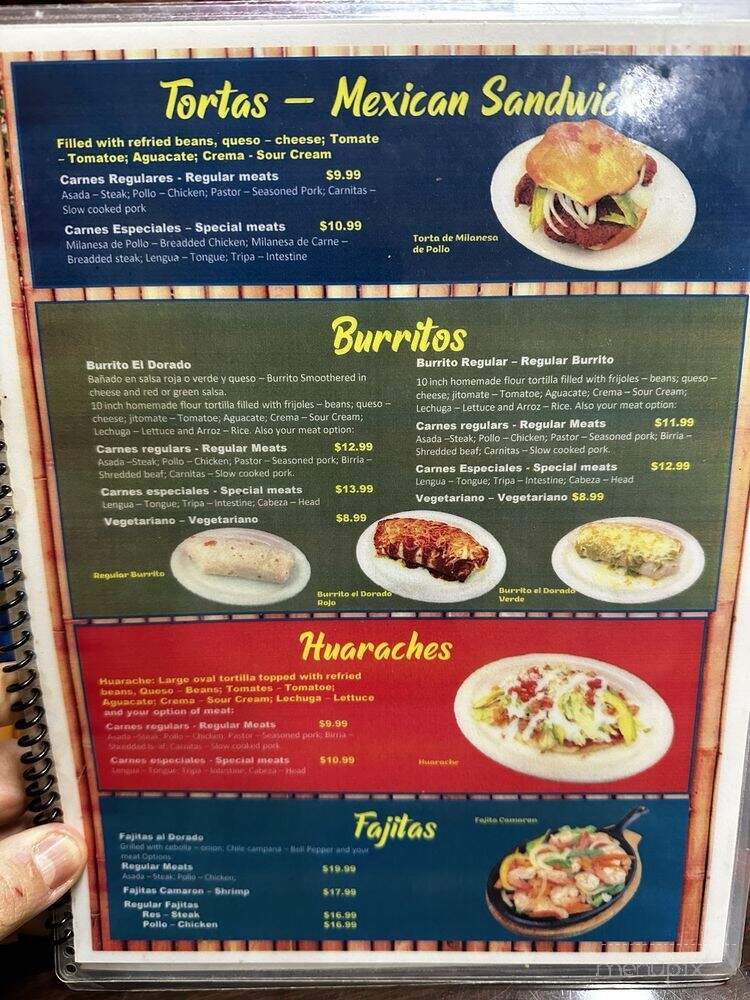 El Dorado Mexican Restaurant - Green Bay, WI menu_pic