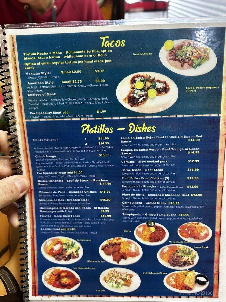 El Dorado Mexican Restaurant - Green Bay, WI menu_pic
