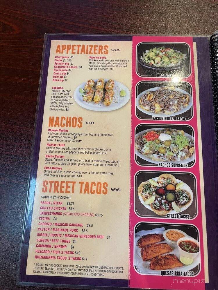 Tacos Don Pablo - Plainfield, IN menu_pic