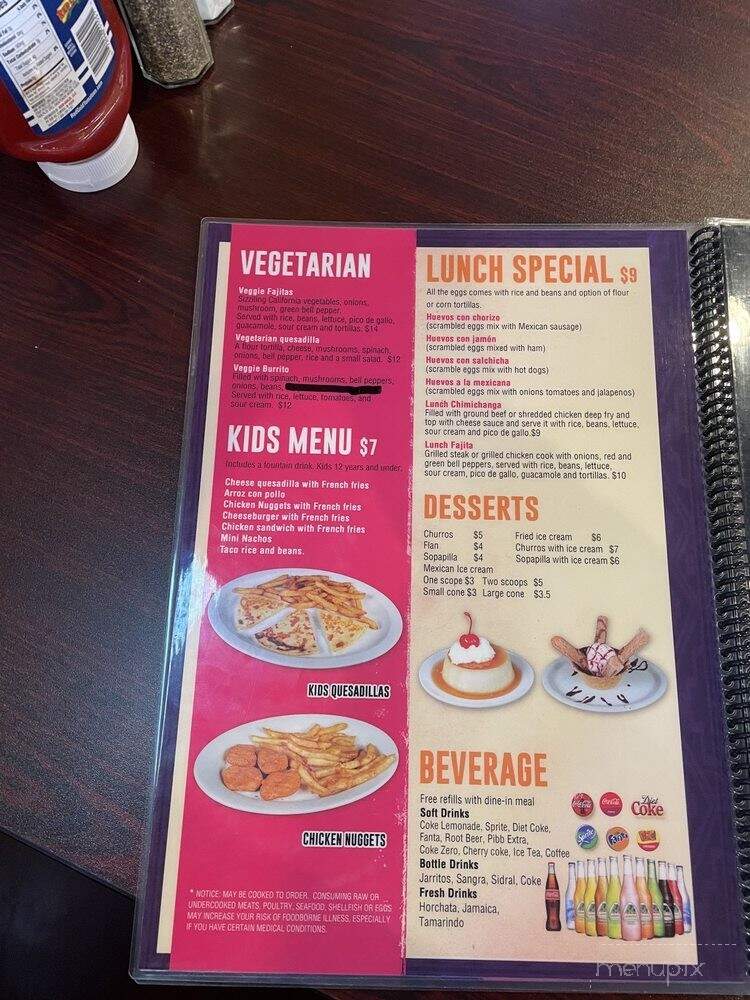 Tacos Don Pablo - Plainfield, IN menu_pic