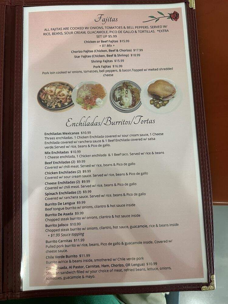 Rosita's Mexican Restaurant - Pineville, MO menu_pic