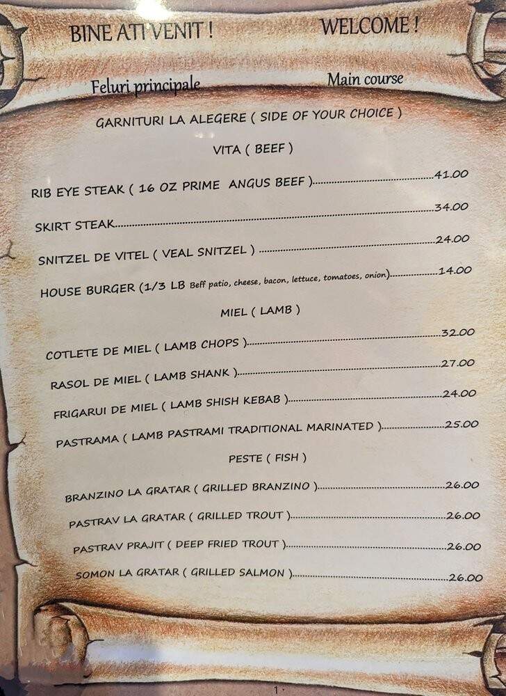 Danubius Restaurant - Sunnyside, NY menu_pic