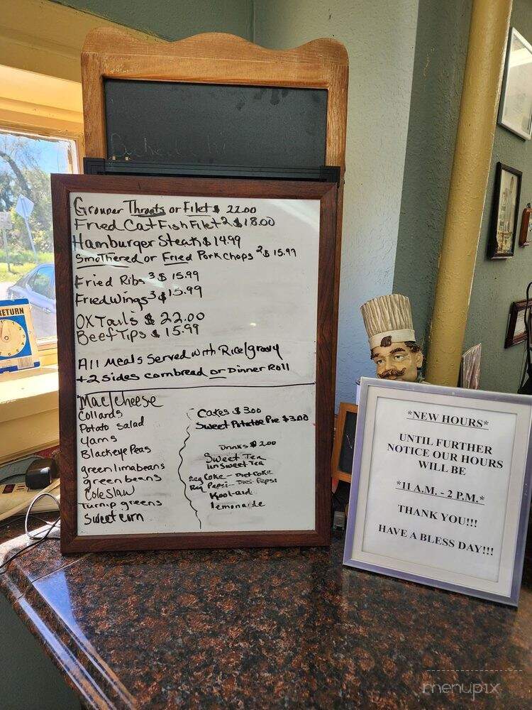 Josiah's Southern Cooking - Panama City, FL menu_pic