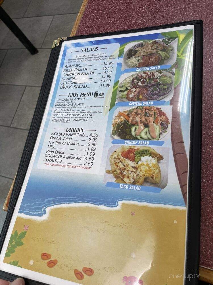 La Playa - Austin, TX menu_pic