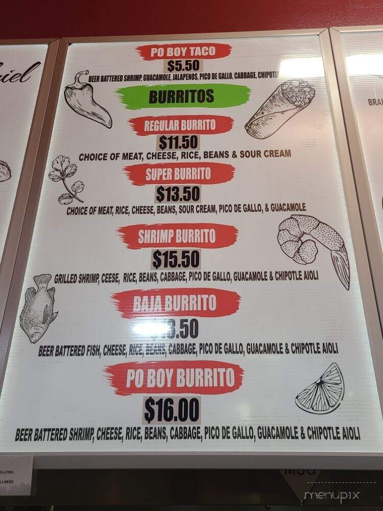 Taquizas Gabriel - Santa Cruz, CA menu_pic