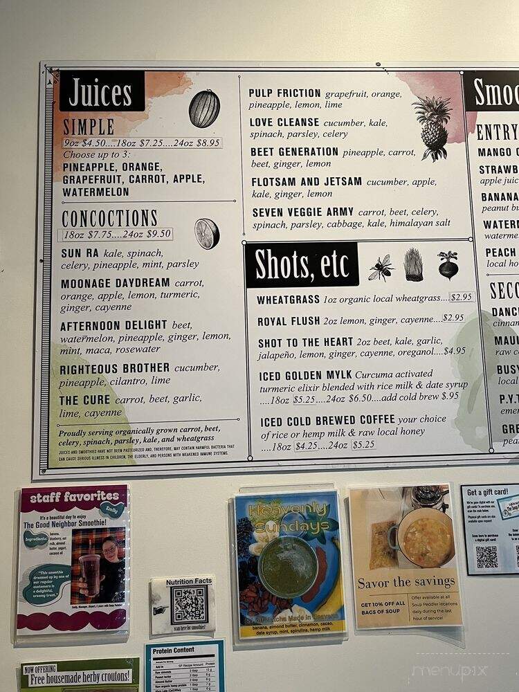 The Soup Peddler - Austin, TX menu_pic