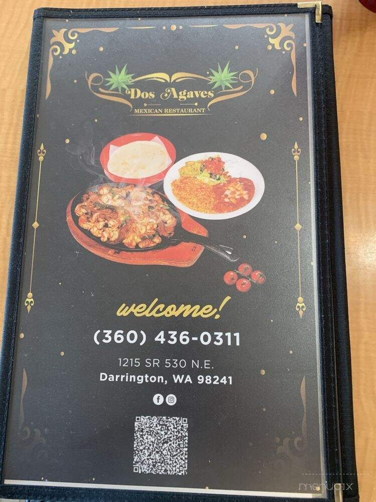 Dos Agaves Mexican Restaurant - Darrington, WA menu_pic