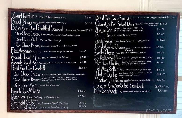 Uncle Matt's Bakery and Cafe - Sandy Hook, CT menu_pic