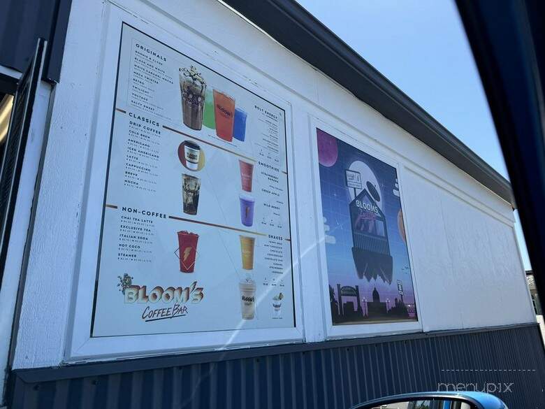 Blooms Coffee Bar - Bloomington, IL menu_pic