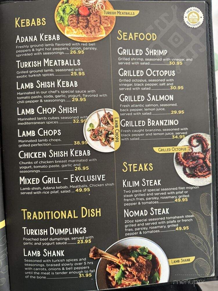 Kilim Mediterranean Cuisine - River Edge, NJ menu_pic
