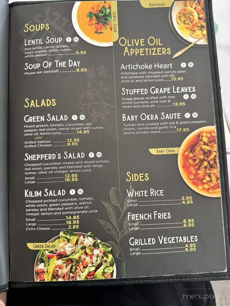Kilim Mediterranean Cuisine - River Edge, NJ menu_pic