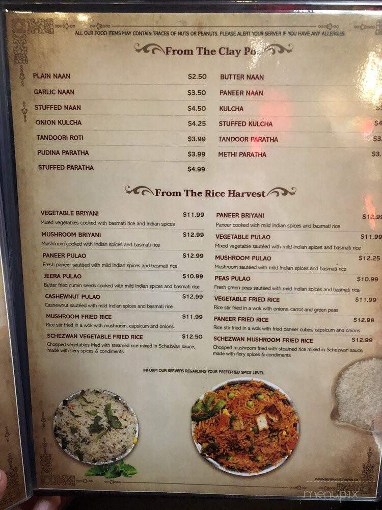 Saravanaa Bhavan - Delta, BC menu_pic