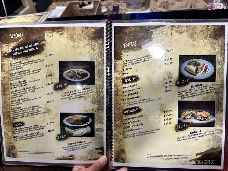 Savory Mexican Restaurant - Cumming, GA menu_pic