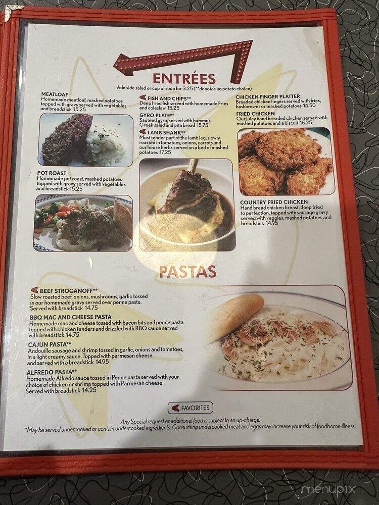Ze's Diner - Prior Lake, MN menu_pic