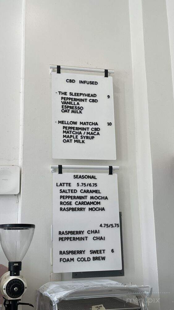 Sleepyhead Coffee - Chattanooga, TN menu_pic