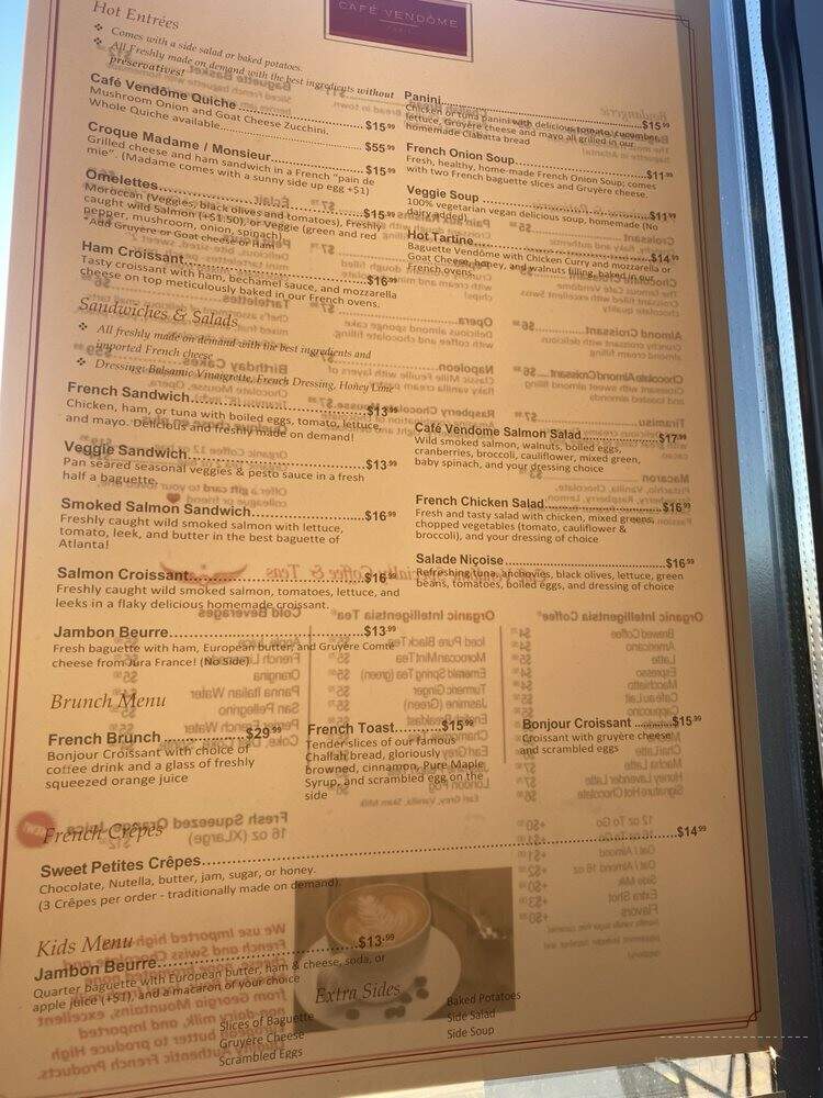 Cafe Vendome - Sandy Springs, GA