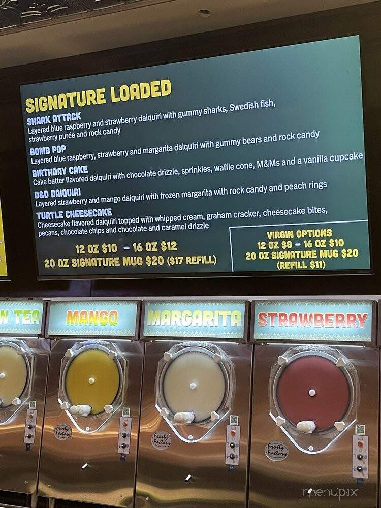Daiquiris & Dogs - Lake Charles, LA menu_pic