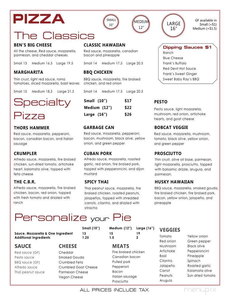 Powder Hound Pizza - Sandpoint, ID menu_pic