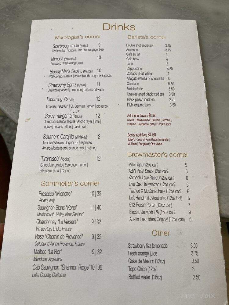 Ze Crepes - Austin, TX menu_pic