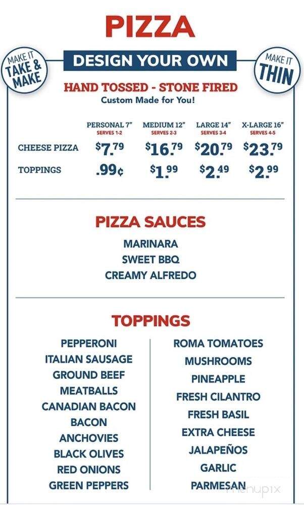 Diamond's Pizza - Kapaa, HI menu_pic