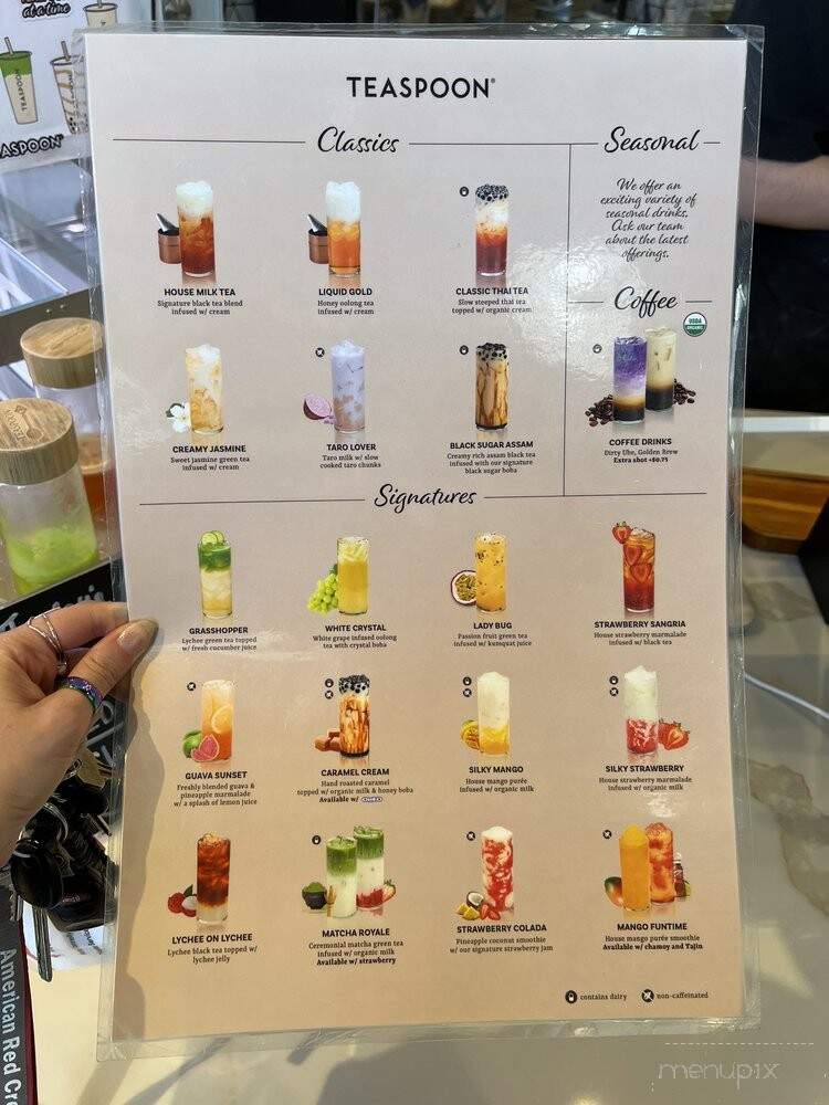 Teaspoon - Los Angeles, CA menu_pic