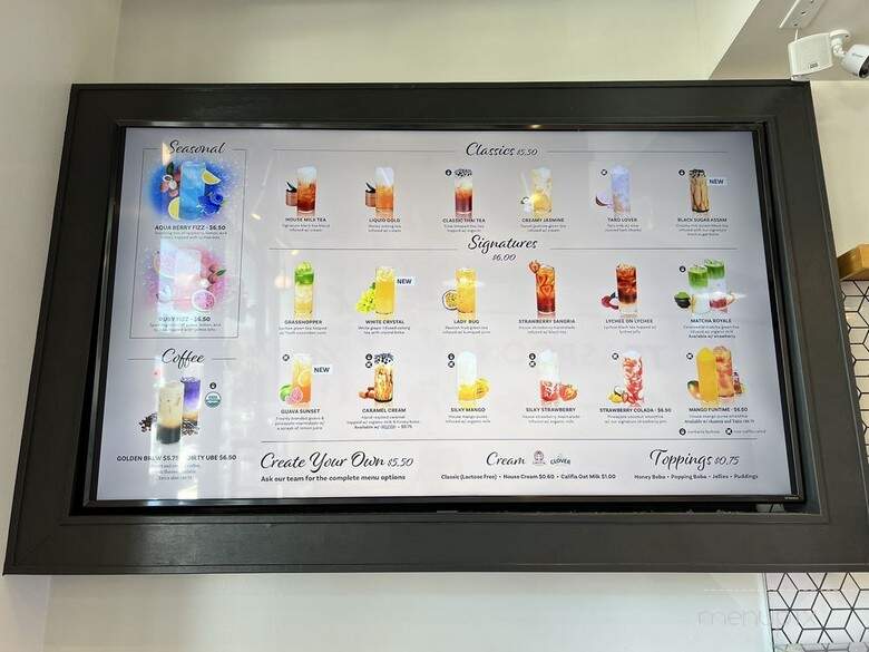Teaspoon - Los Angeles, CA menu_pic
