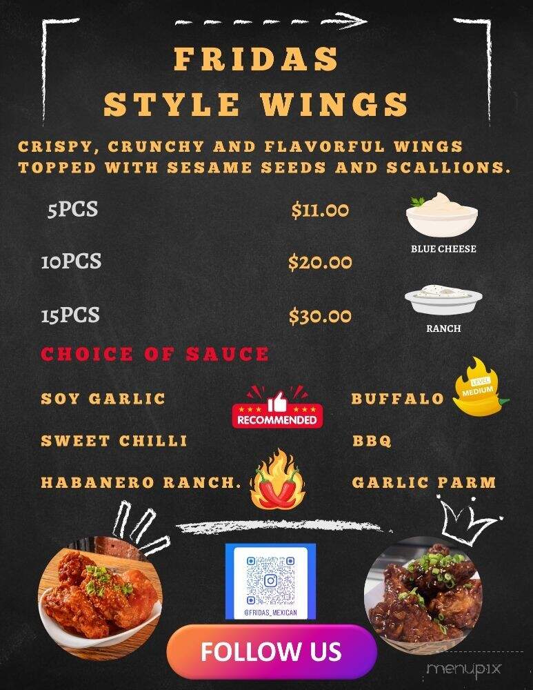 Fridas Mexican Grill - Exton, PA menu_pic