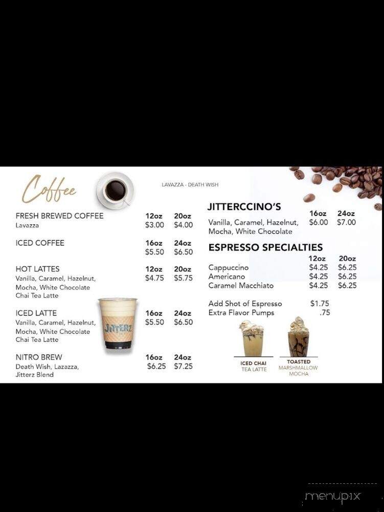 Jitterz Coffee - Banning, CA menu_pic
