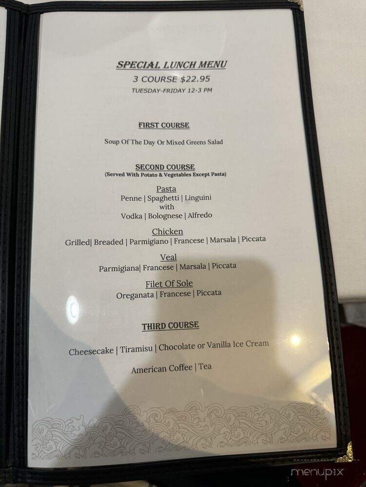 Toto's Restaurant - Wantagh, NY menu_pic
