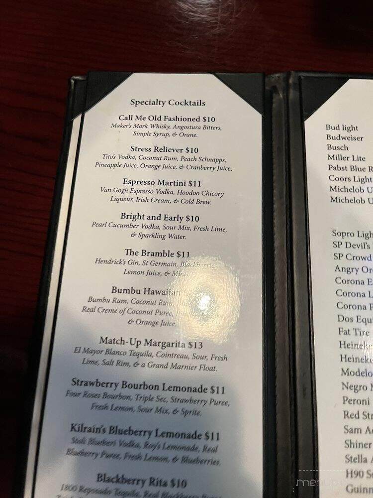 Sully's - Gulfport, MS menu_pic