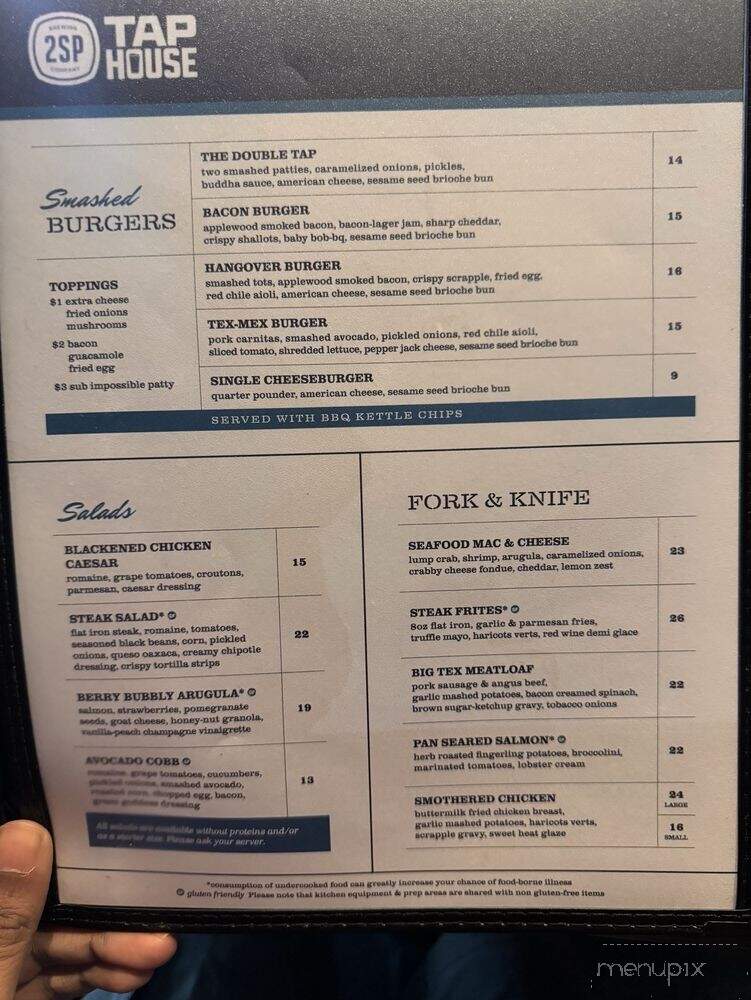 2sp Taphouse & Grill - Chadds Ford, PA menu_pic