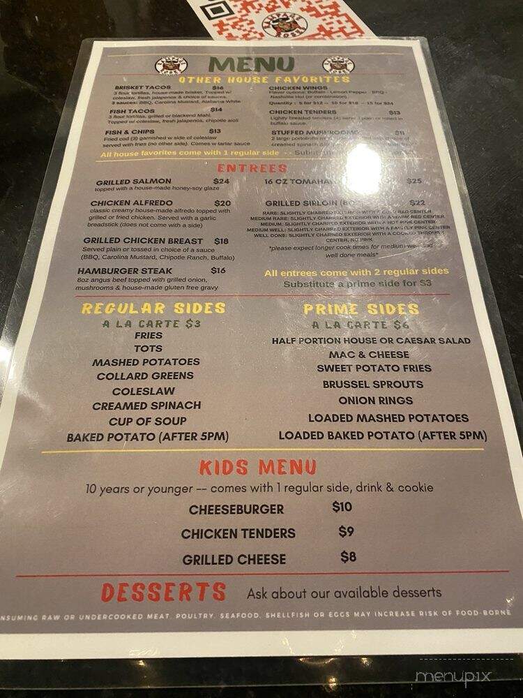 R & R Prime - Toccoa, GA menu_pic
