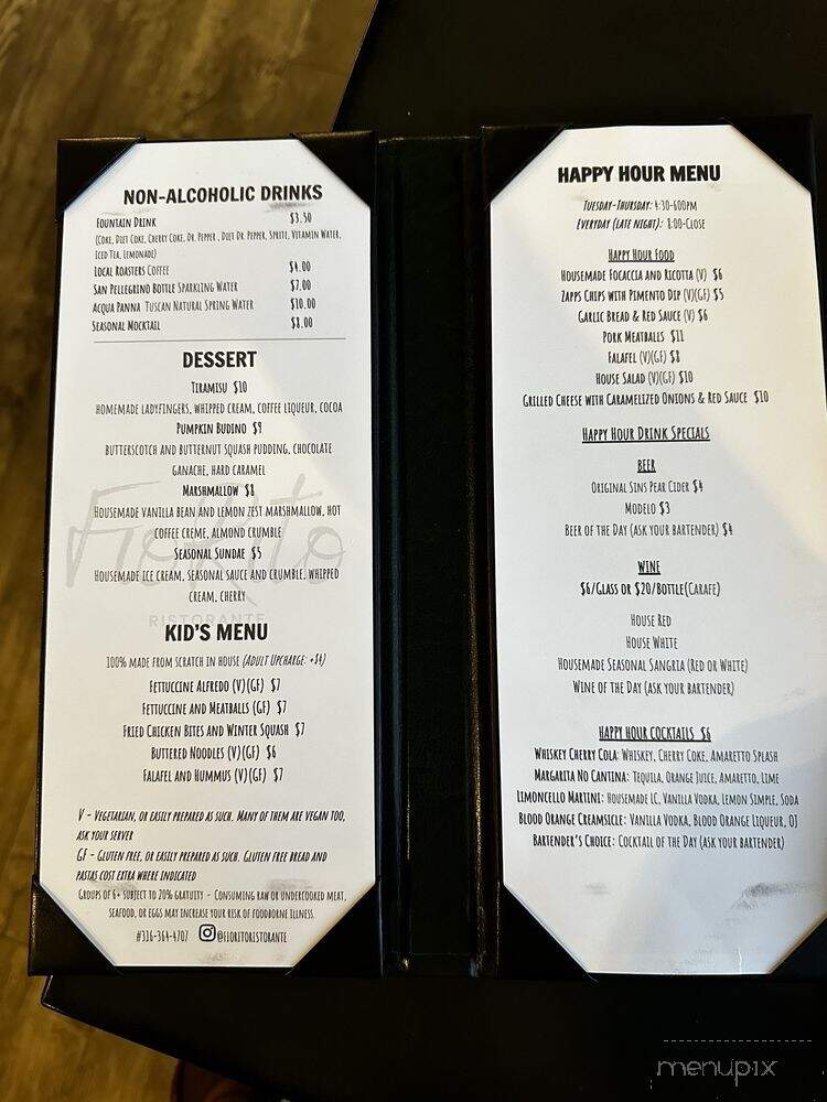 Fio Rito Ristorante - Wichita, KS menu_pic