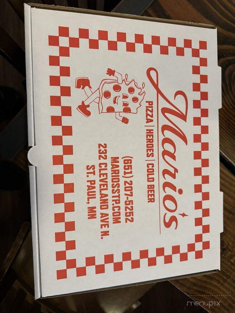 Mario's - Saint Paul, MN menu_pic