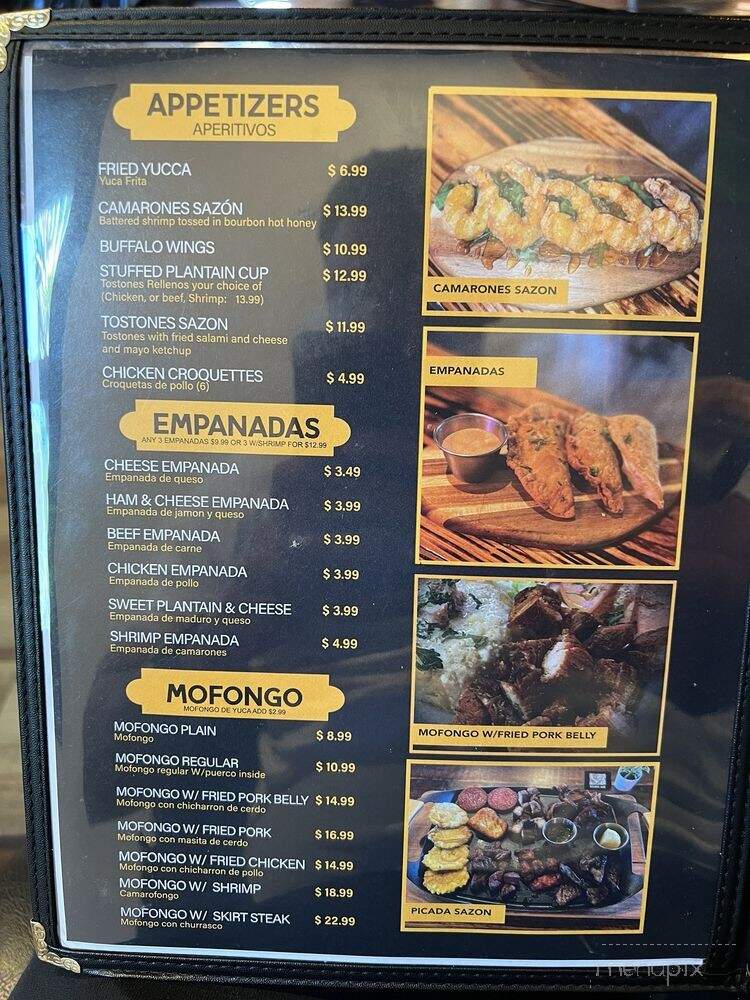 Sazon Latina America Grill - Port St. Lucie, FL menu_pic
