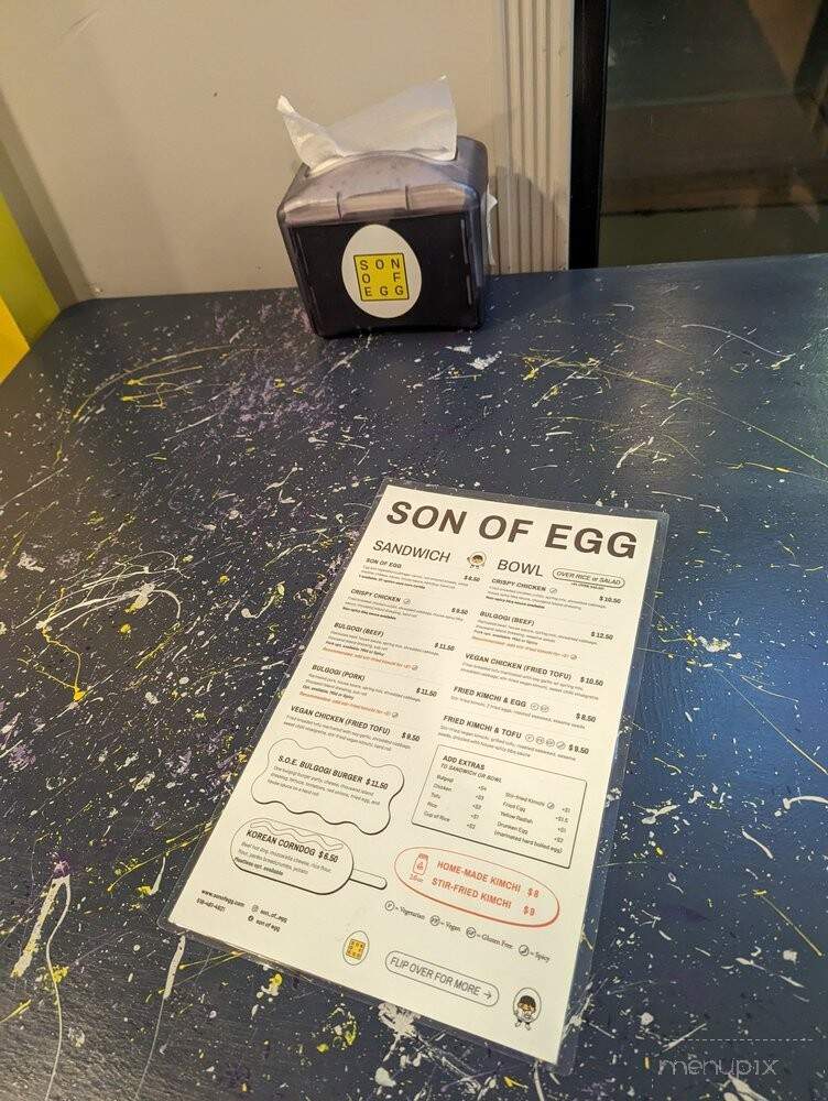 Son of Egg - Rensselaer, NY menu_pic
