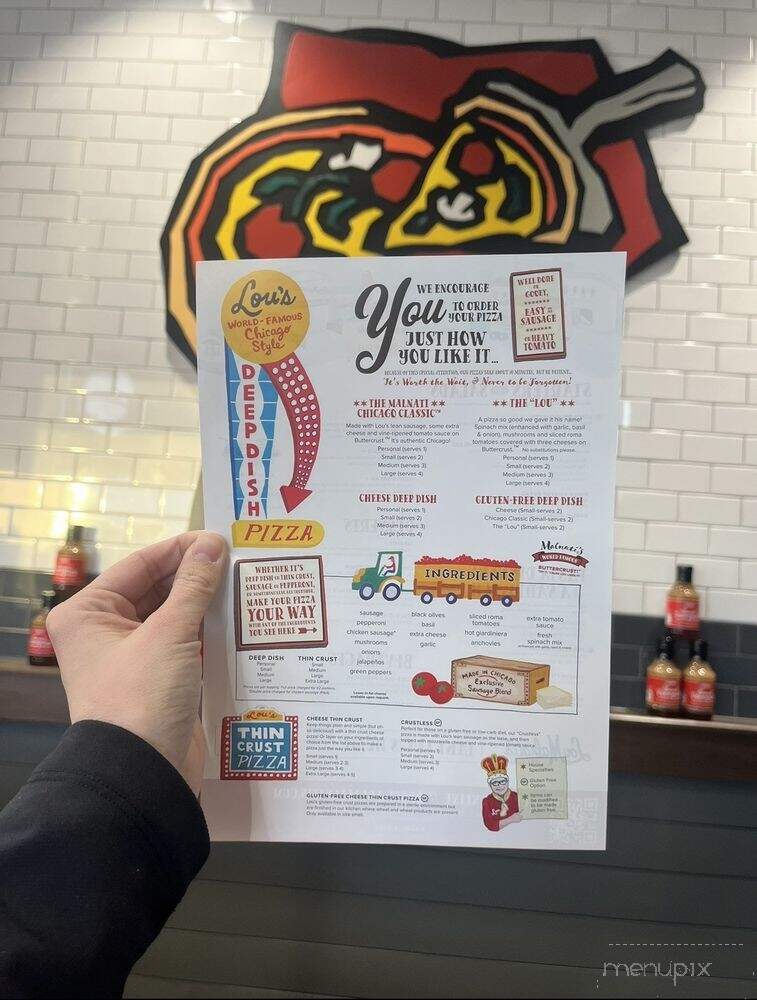 Lou Malnati's Pizzeria - Greenwood, IN menu_pic