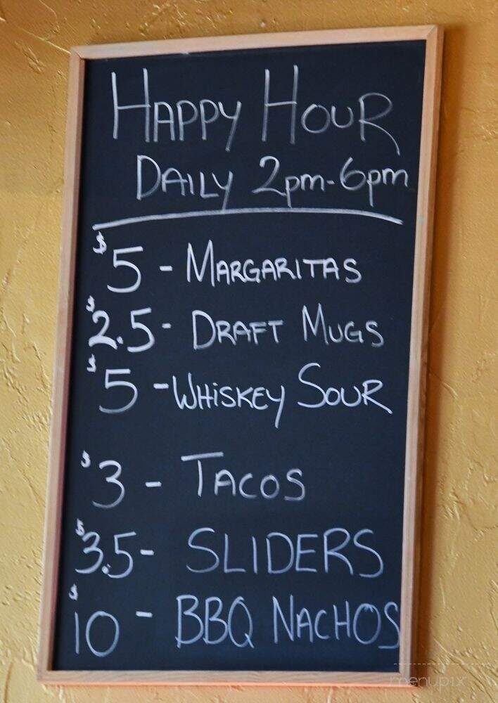 The Reckless Roadhouse - De Beque, CO menu_pic