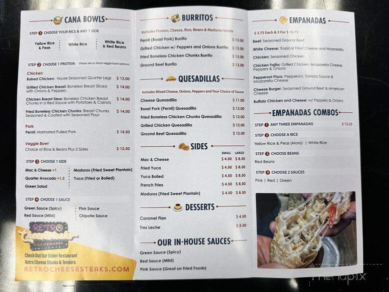 Retro Cheesesteak and Tenders - Rockville Centre, NY menu_pic