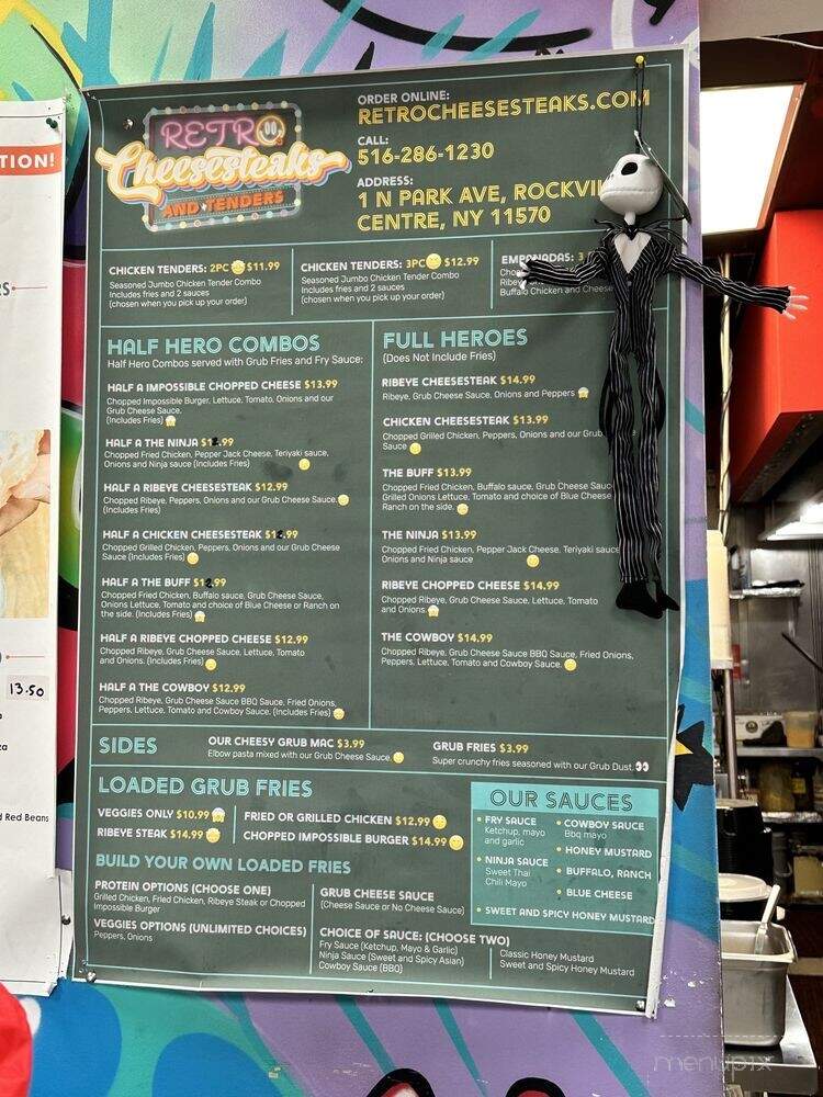 Retro Cheesesteak and Tenders - Rockville Centre, NY menu_pic
