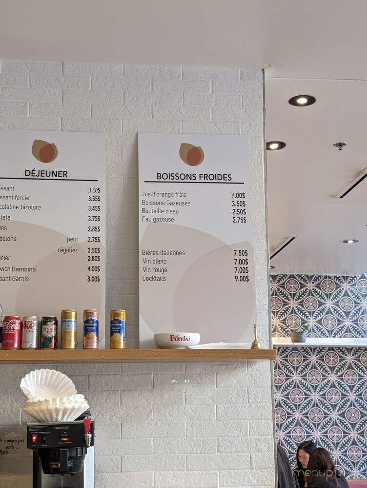 Rosetti - Montreal, QC menu_pic