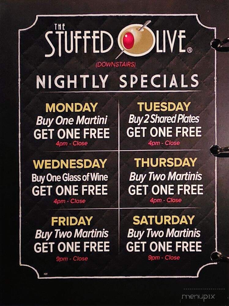 The Stuffed Olive - Des Moines, IA menu_pic