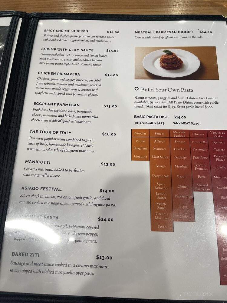 Casa Nostra - Kingsport, TN menu_pic