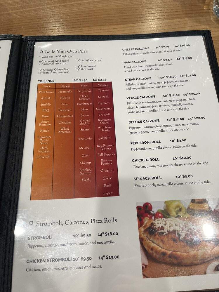 Casa Nostra - Kingsport, TN menu_pic