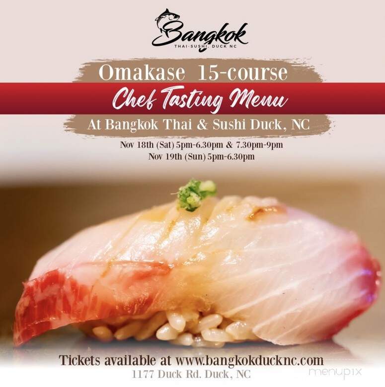 Bangkok Thai Sushi - Duck, NC